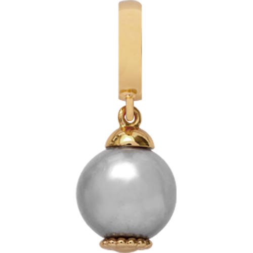 Image of Christina Collect Grey Pearl Dream forgyldt charm